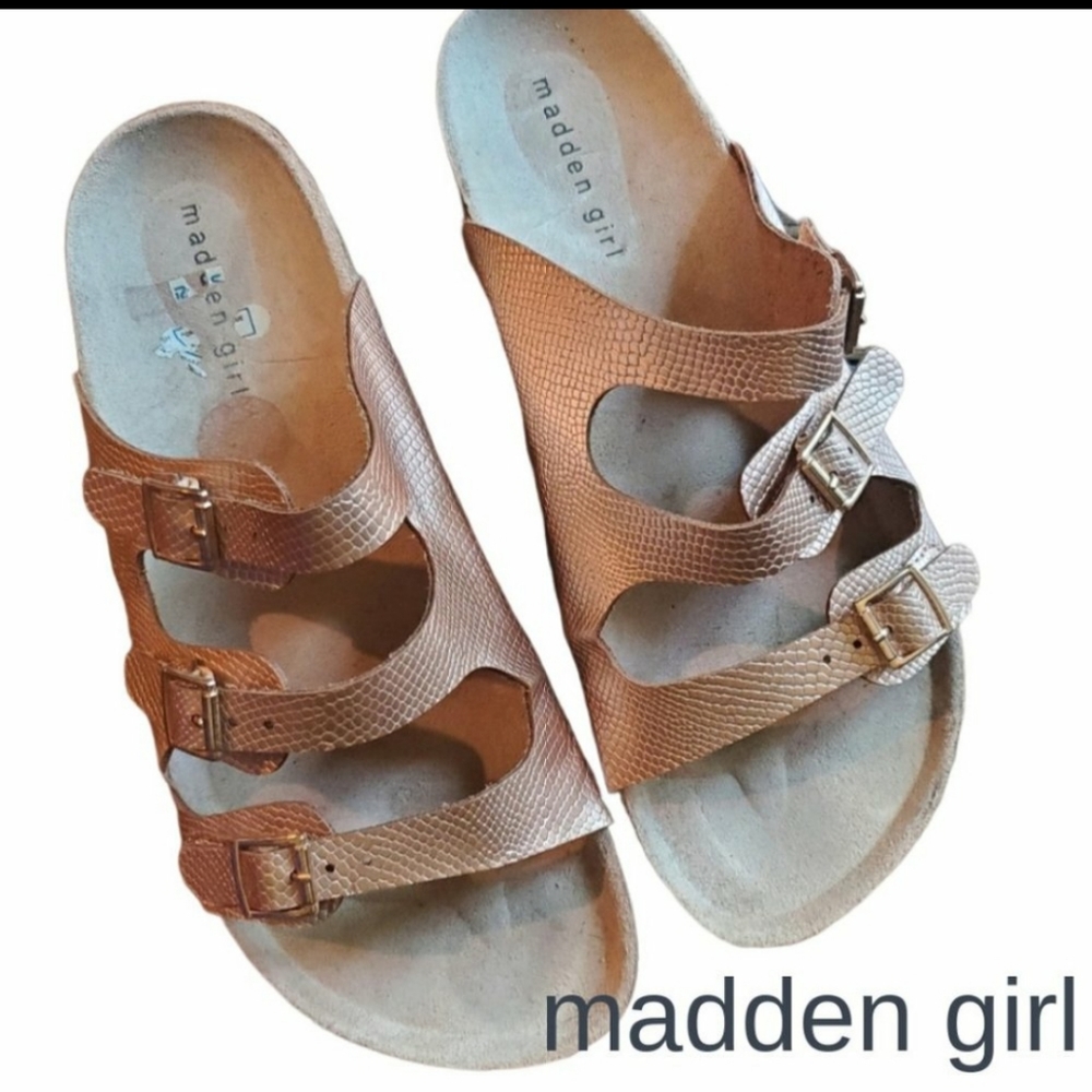 Madden girl sandals pink size 10